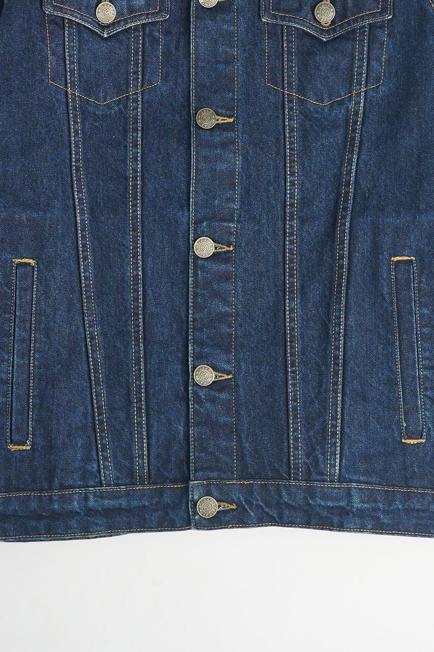 Dark Blue Denim Jacket | Leaf Clothing