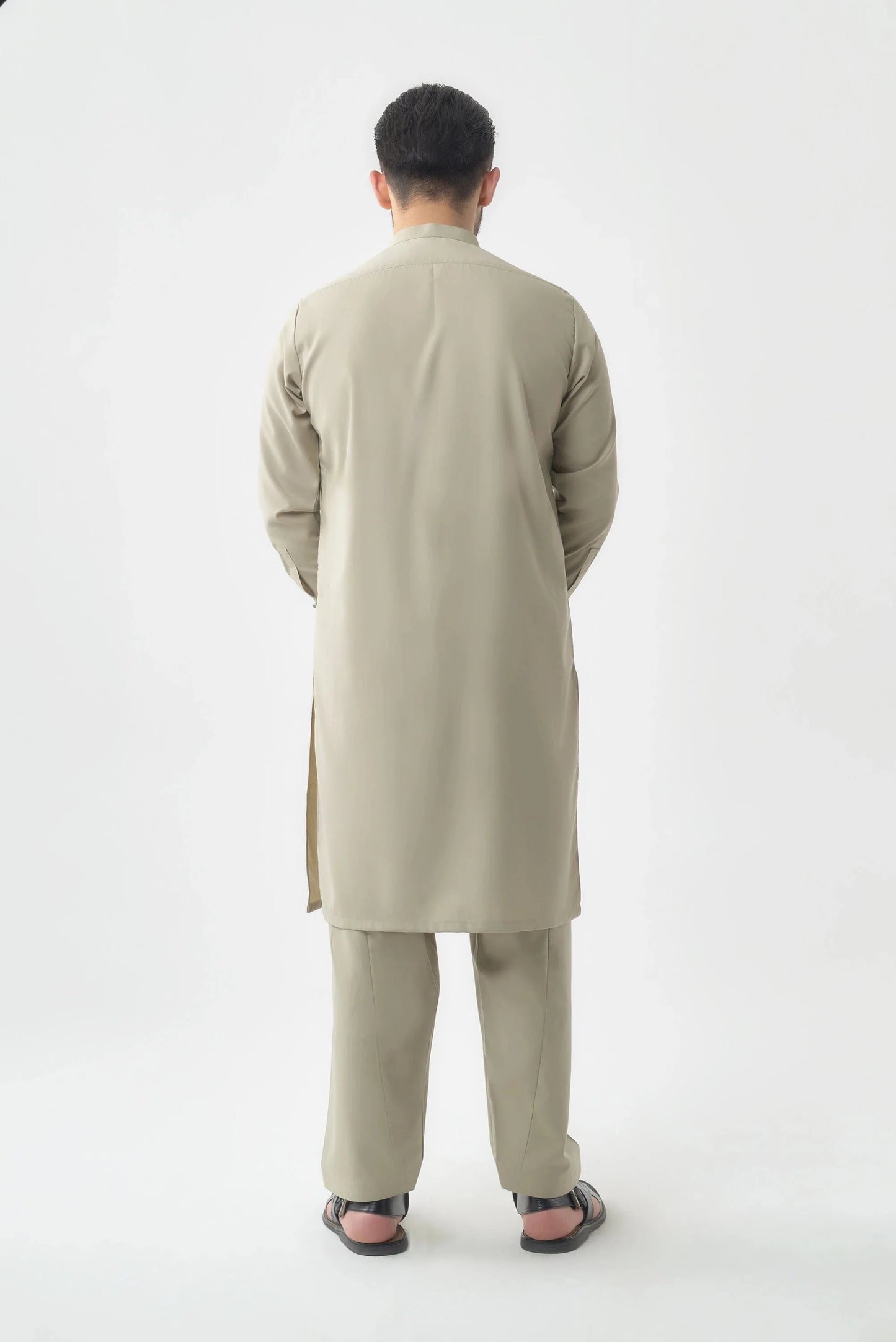 Premium Quality Light Green Wash and Wear Shalwar Kameez by Leaf Clothing