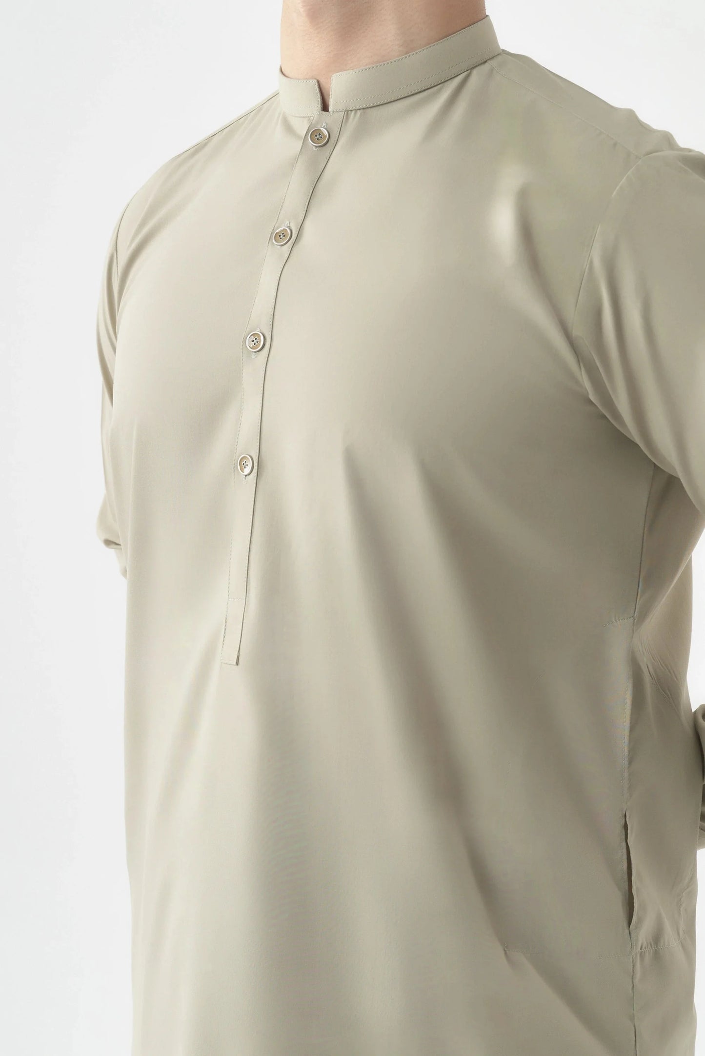 Premium Quality Light Green Wash and Wear Shalwar Kameez by Leaf Clothing
